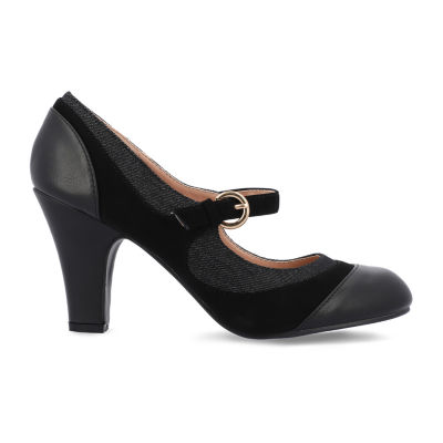 Journee Collection Womens Siri Cone Heel Pumps