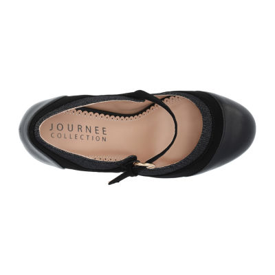 Journee Collection Womens Siri Cone Heel Pumps