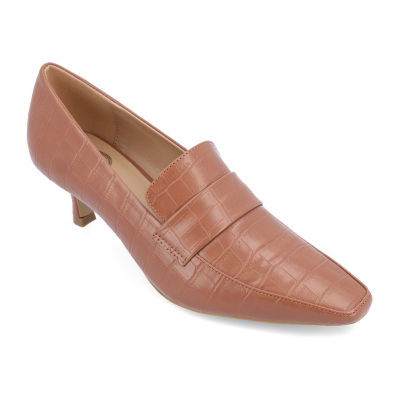 Journee Collection Womens Celina-Wd Kitten Heel Pumps Wide Width