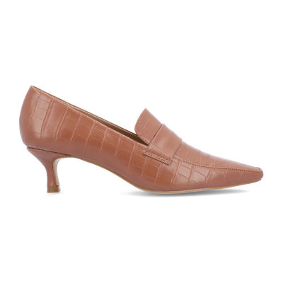 Journee Collection Womens Celina-Wd Kitten Heel Pumps Wide Width
