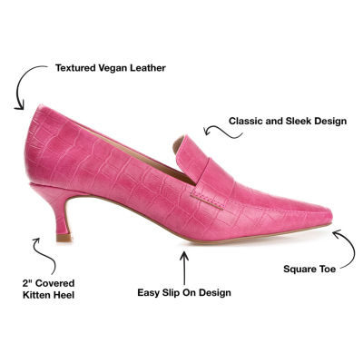 Journee Collection Womens Celina-Wd Kitten Heel Pumps Wide Width