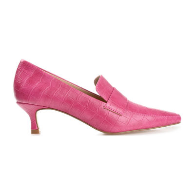 Journee Collection Womens Celina-Wd Kitten Heel Pumps Wide Width
