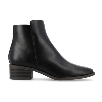 Journee Collection Womens Cappri Stacked Heel Booties