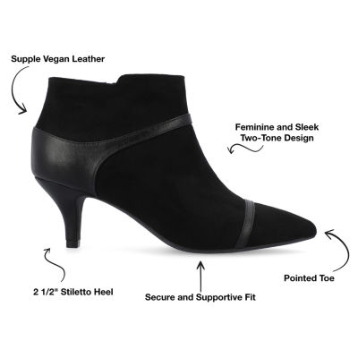 Journee Collection Womens Embrie Stiletto Heel Booties