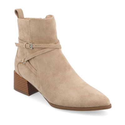 Journee Collection Womens Estelle Stacked Heel Booties