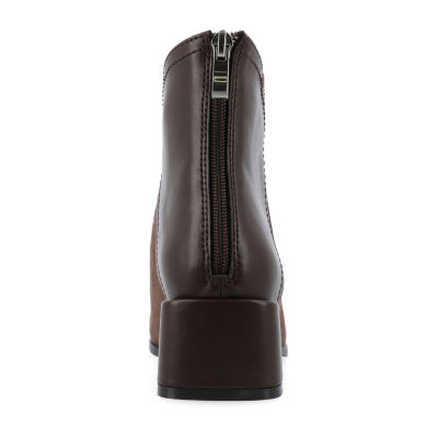 Journee Collection Womens Consuello Block Heel Booties