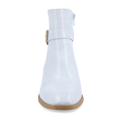 Journee Collection Womens Elley Stacked Heel Booties