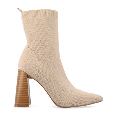 Journee Collection Womens Noralinn Stacked Heel Booties