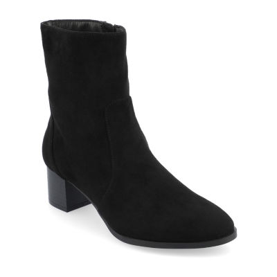 Journee Collection Womens Hayven Stacked Heel Booties