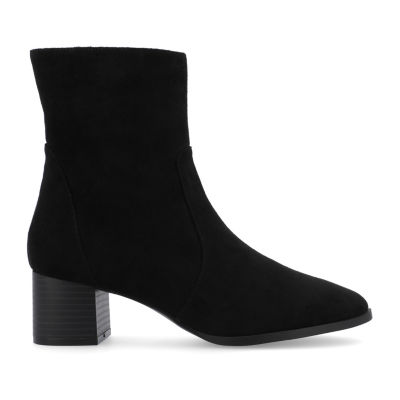 Journee Collection Womens Hayven Stacked Heel Booties