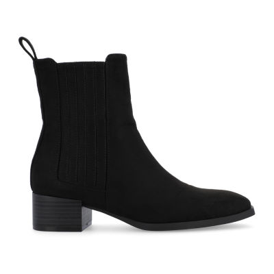 Journee Collection Womens Wrenley Stacked Heel Booties