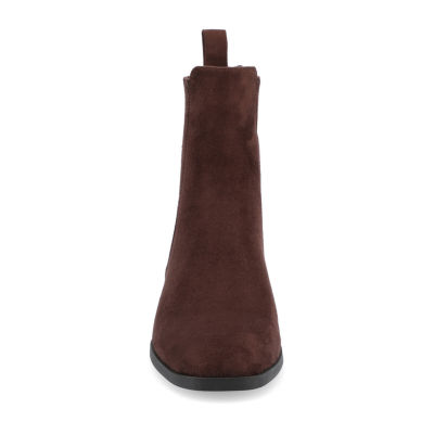 Journee Collection Womens Wrenley Stacked Heel Booties