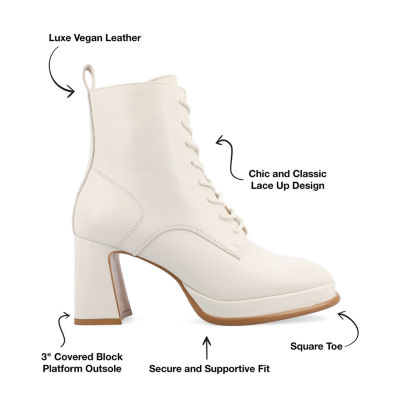 Journee Collection Womens Kalindi Block Heel Booties