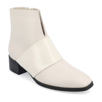 Journee Collection Womens Kyler Stacked Heel Booties