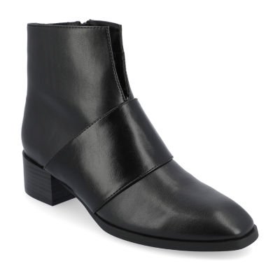 Journee Collection Womens Kyler Stacked Heel Booties