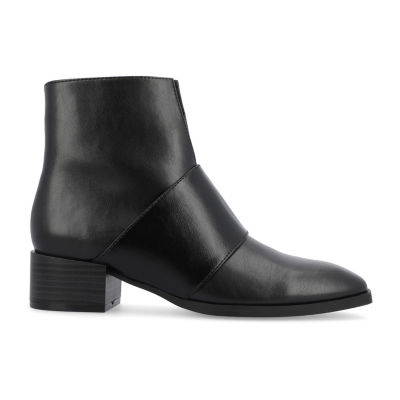 Journee Collection Womens Kyler Stacked Heel Booties