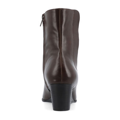 Journee Collection Womens Kylo Wedge Heel Booties