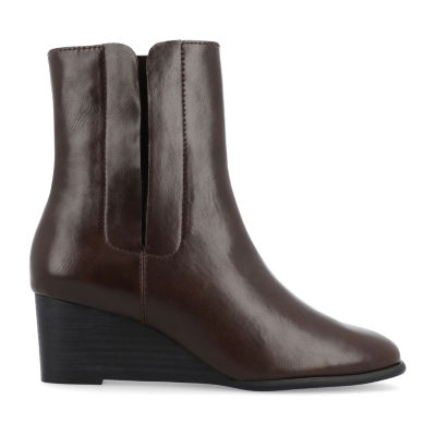 Journee Collection Womens Kylo Wedge Heel Booties