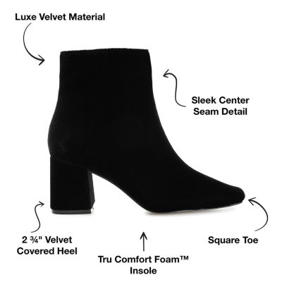 Journee Collection Womens Hazara-Wd Block Heel Booties