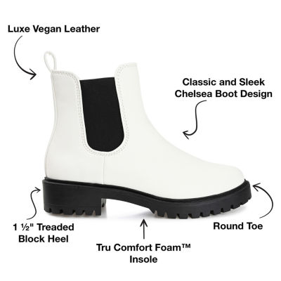 Journee Collection Womens Kenova-Wd Block Heel Booties Wide Width