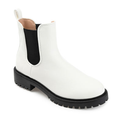 Journee Collection Womens Kenova-Wd Block Heel Booties Wide Width