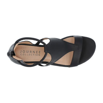 Journee Collection Womens Trayle Wedge Sandals