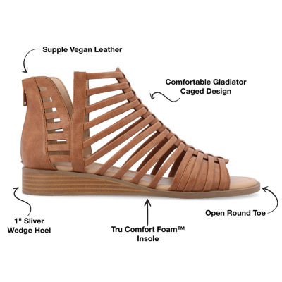 Journee Collection Womens Delilah Gladiator Sandals