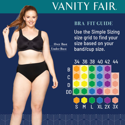 Vanity Fair® Beyond Comfort Simple Sizing Wirefree Bra - 72204