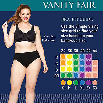 36B Womens Black Vanity Fair Bras - Underwear, Clothing