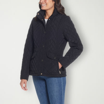 Miss Gallery Womens Lined Midweight Quilted Jacket
