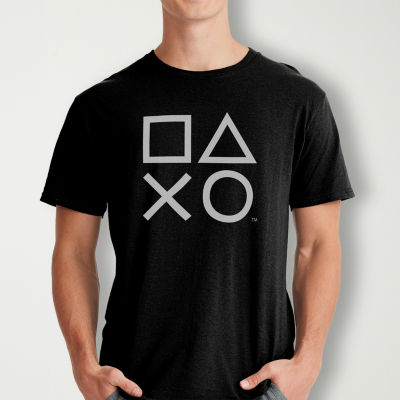 Mens Short Sleeve Playstation Graphic T-Shirt