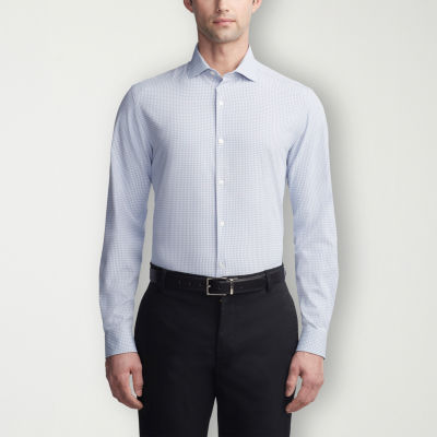 Van Heusen Men's Slim-Fit Never-Tuck Dress Shirt - Macy's