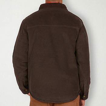 The American Outdoorsman'sherpa Lined Twill Shirt Jackets for Men