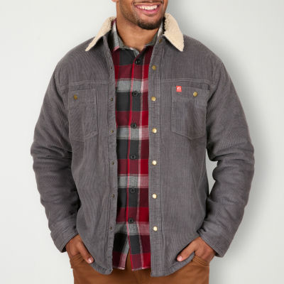 Flannel Shirt Jacket with Sherpa Fleece Lining & Collar – The American  Outdoorsman