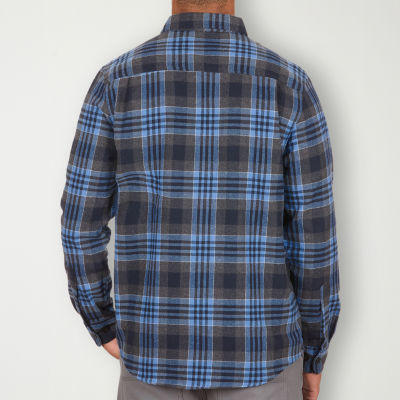American Outdoorsman Mens Regular Fit Long Sleeve Flannel Shirt