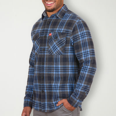 American Outdoorsman Mens Regular Fit Long Sleeve Flannel Shirt