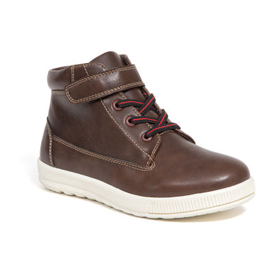 Deer Stags Boys Niles Flat Heel Lace Up Boots
