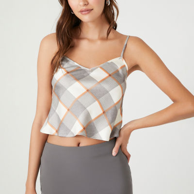 Satin tank sale top forever 21