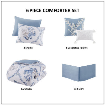 Harbor House Pismo 6-pc. Midweight Comforter Set