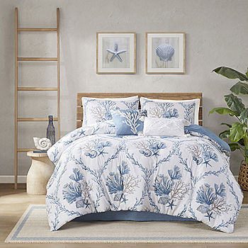 Harbor House Pismo 6-pc. Midweight Comforter Set, Color: Blue White -  JCPenney