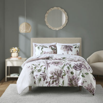 Vera Wang Abstract Crinkle Reversible Comforter Mini Set