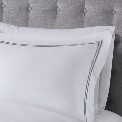 Madison Park Signature 500tc Cotton 4-pc. Embroidered Duvet Cover Set