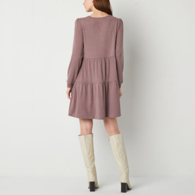 Alyx Long Sleeve Fit + Flare Dress