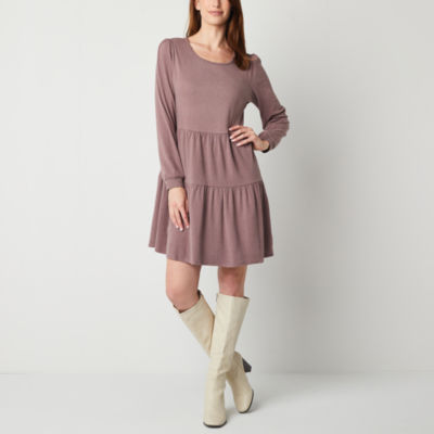 Alyx Long Sleeve Fit + Flare Dress