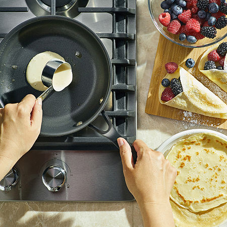 KitchenAid Stainless Steel 5-Ply Clad 2-pc. Non-Stick Skillet Set, One Size, Silver