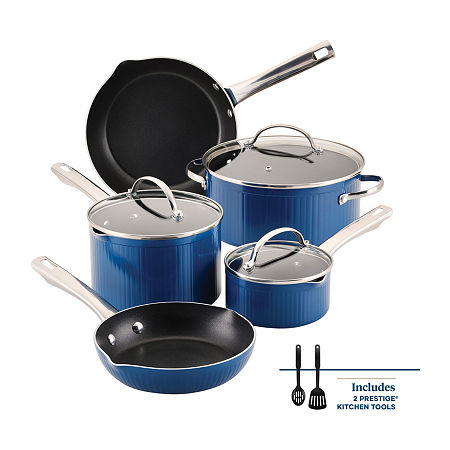 Farberware Style 10-pc. Non-Stick Cookware Set, One Size, Blue