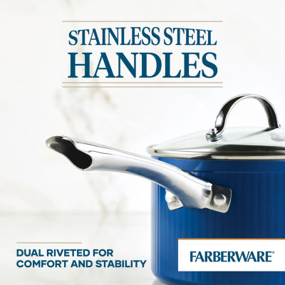 Farberware Style 6-qt. Non-Stick Stockpot, Color: Blue - JCPenney