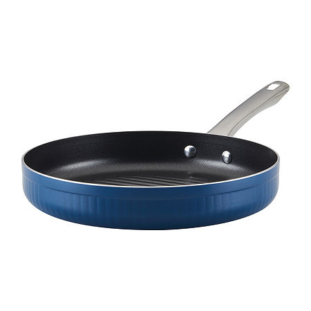 Farberware Style 11.25 Non-Stick Deep Grill Pan, One Size, Blue