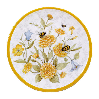 Certified International Bee Sweet 6-pc. Melamine Salad Plate