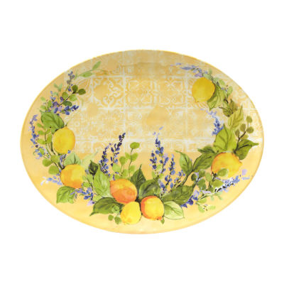 Certified International Lemon Zest Platter 2-pc. Serving Set